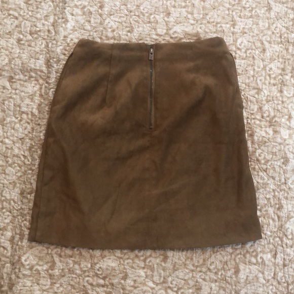 Brown high rise skirt Hollister xs - Picture 2 of 4